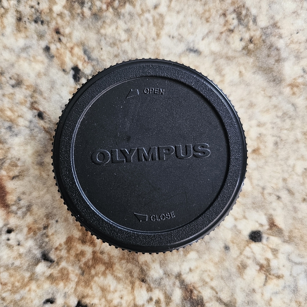 Olympus camera lens back